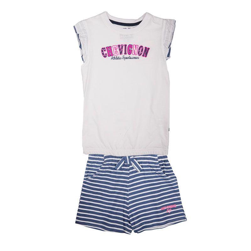 Ensemble haut et short rayé Enfant CHEVIGNON