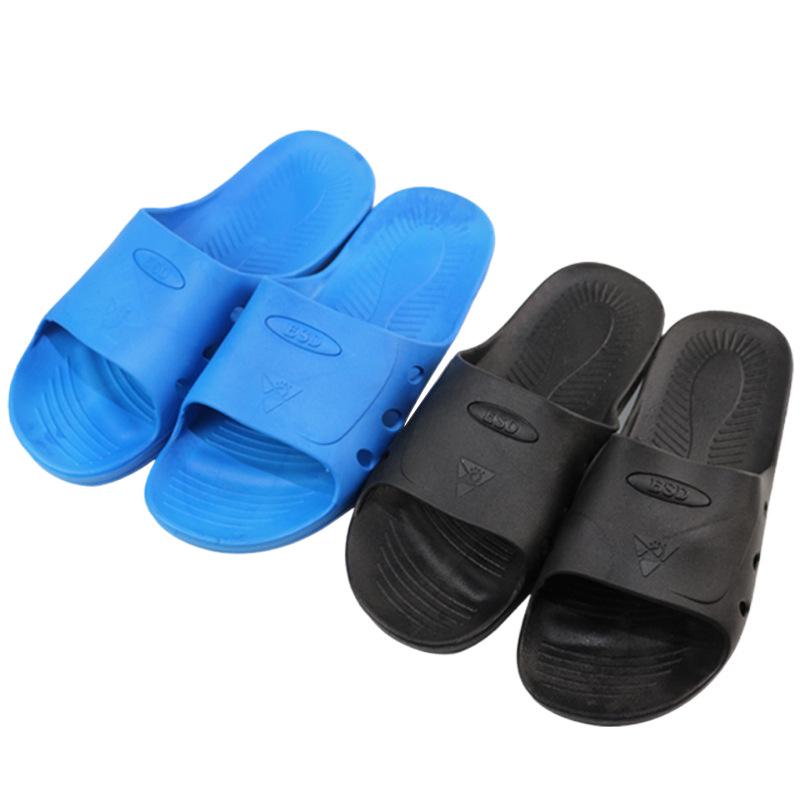 Anti-Static Breathable Cleanroom Slippers, Dustproof Work Shoes with Thickened Soft Sole