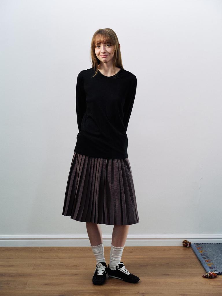 Spring New Modal Pleated Relaxed Midi Skirt - Cloud-Like Comfort