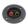 2 and 4 PCS Car Audio Speaker Terminal Cup Push Type Connector Box Gold Plated Zinc Alloy Terminals for Audio System Wiring