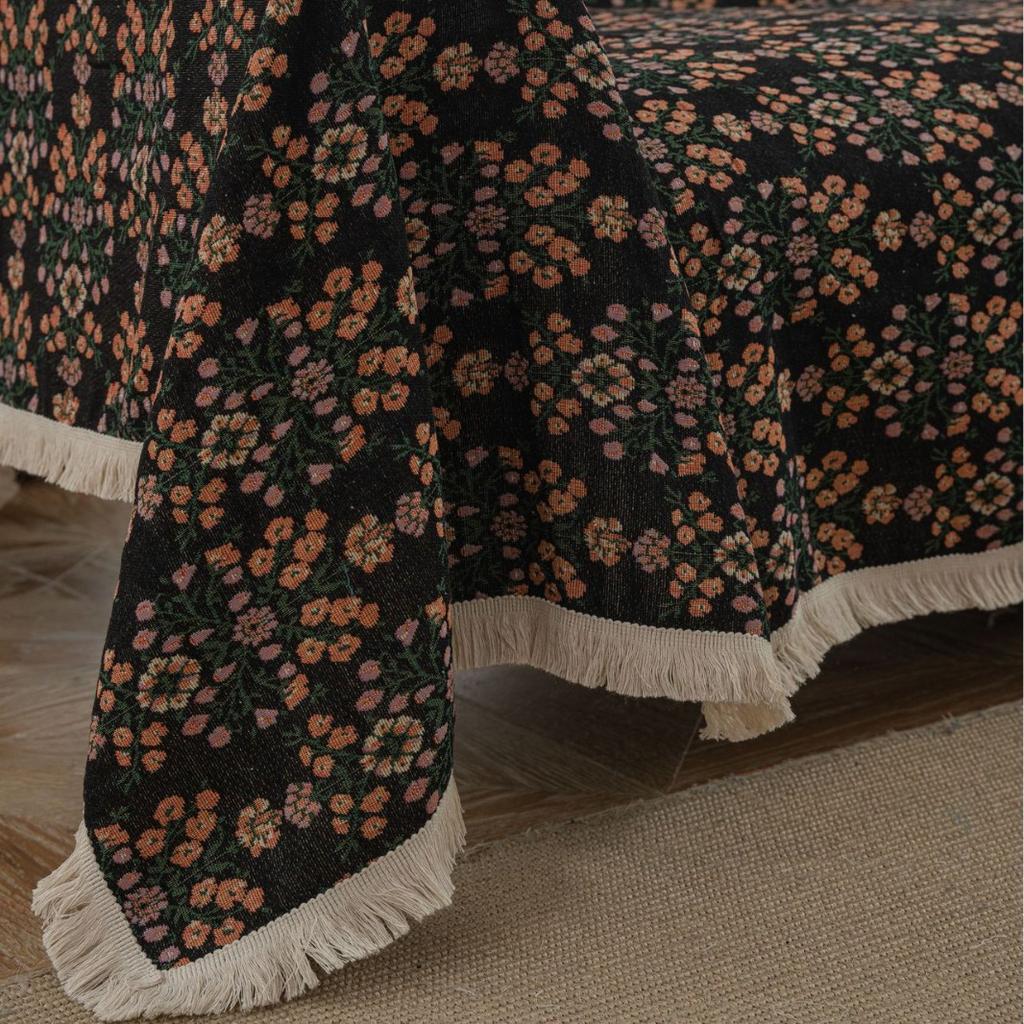 Exquisites Sofahandtuch Anti-Katzenkratzer Jacquard-Blume Retro Festlich Zugang Dicke Sofadecke Fabrik
