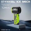 Low Noise Mini High-speed Fan 100 Gear Wind Fast Cooling Fan Handheld Turbo Fan Camping