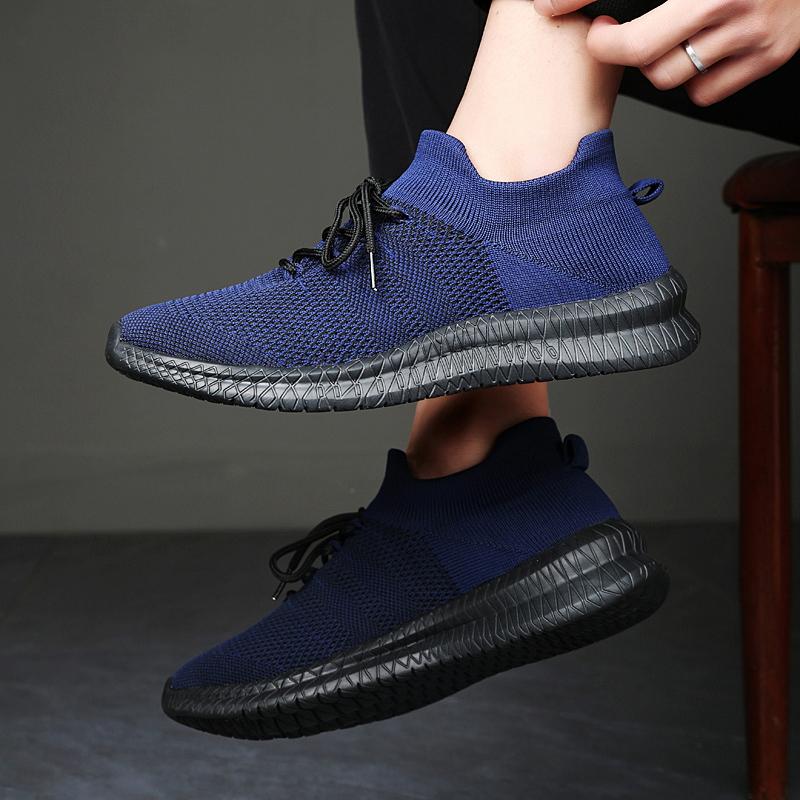Fast Shipping Sock Shoes For Men Tenis Breathable Male Sneakers Outdoor Casual Loafers Walking Shoe Big Size47