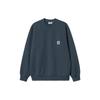 FW23 Tour Series Solid Logo Patch Crewneck Long Sleeve Sweatshirt Men Sweatshirt Mineral I030903-0R-XX