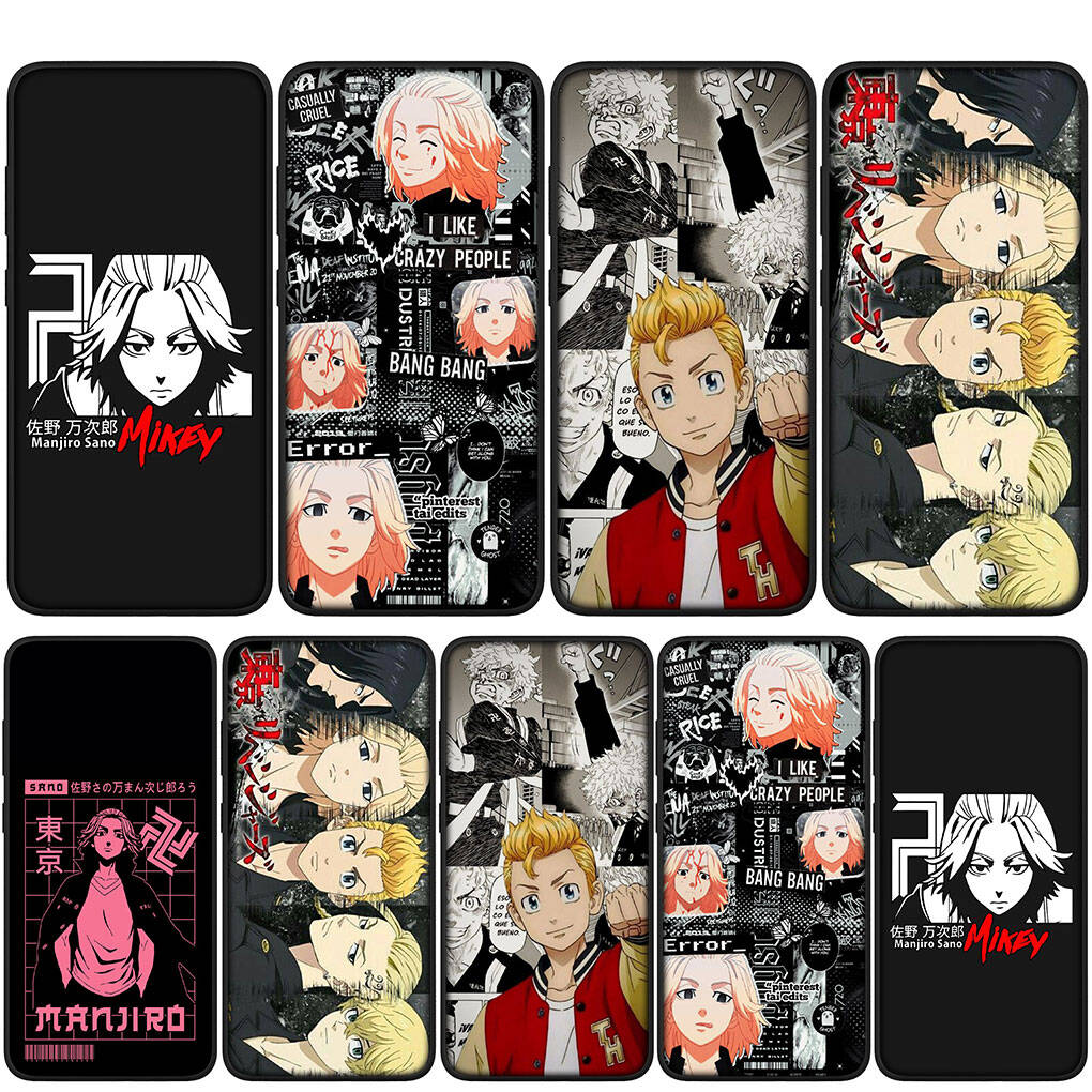 Cover for iPhone 17 16 15 Xiaomi Poco Redmi Note 14 13 12 11 Pro Max Samsung Galaxy S25 S24 S23 OPPO Huawei Tokyo Revengers Mikey Takemichi Phone Case