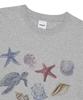 MAHAGRID Sea Shells Tee Gray(Mg2Gmmt524A)