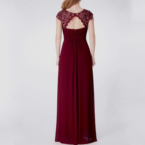 Jupon de Dama Marime Plus Rochie Maxi Lunga pentru Dama Eleganta Dantela Floare Fără Spate Culoare Solidă Seara
