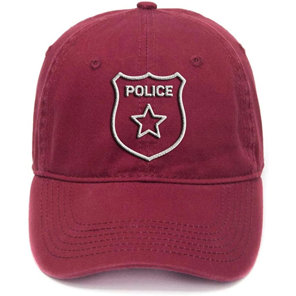 

Кепка Бейсболка Lyprerazy Police Badge Хлопок Регулируемая Унисекс Женская Унисекс Хип-Хоп Крутая Трафаретная Печать