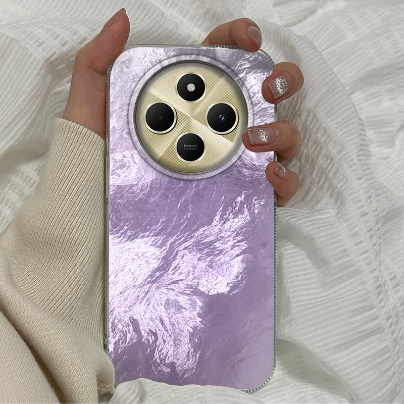 Gradient Glacier Texture Girls Women Phone Case For Xiaomi Poco X3pro X5 M6 X6 X3 NFC M5s M6 Pro C75 C61 Fundas Cover