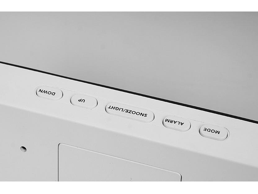 Ceas digital LED transfrontalier GH8033: Afișaj mare, dată, alarmă multifuncțională și lumină de atmosferă