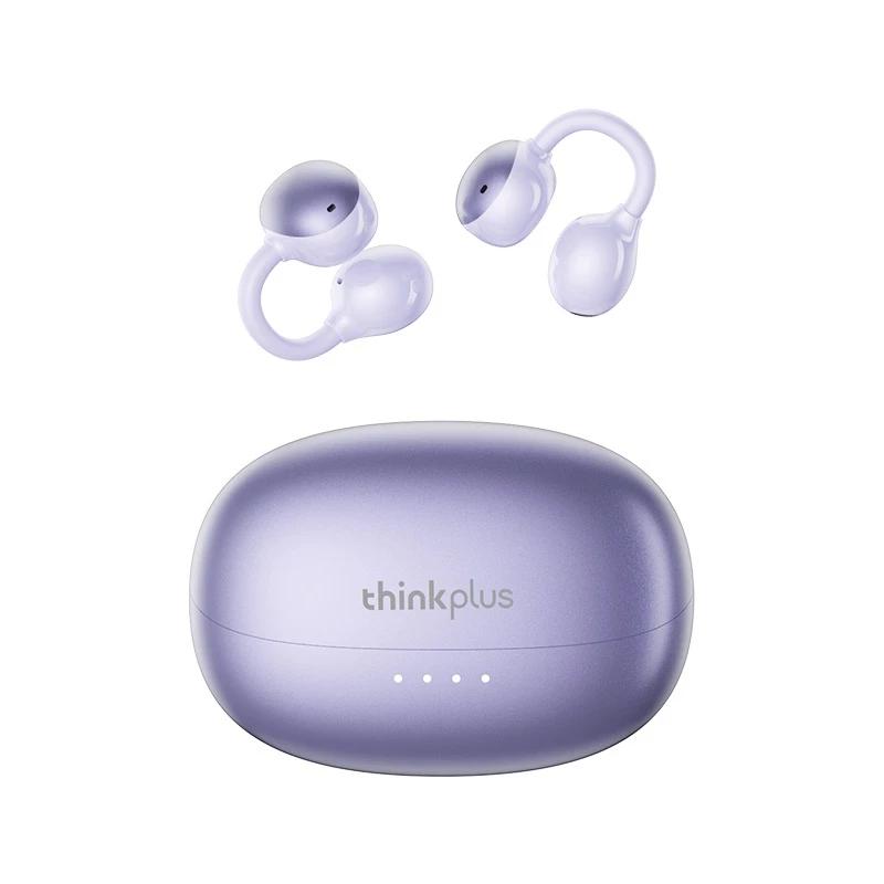 

Lenovo LK6 Wireless Bluetooth Earphones Long Battery Life Sports Ear Clip Earbuds фиолетовый