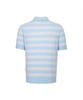 Dagseusyeocheu Striped Short Sleeve Collared Knit Blue_Dls1Swts109B1
