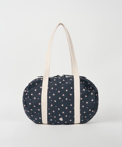 Heeari Aurora Shirred Duffle Bag_Navy Floral