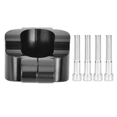 Adattatore Rialzo Manubrio Moto in Alluminio per Forty Eight XL1200X Nero