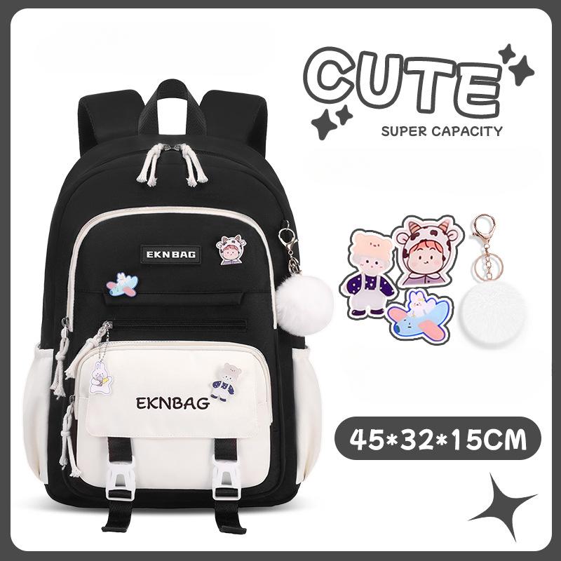School Backpack for Girls Primary School Grade 3-6 Students Bookbag Children Kawaii Backpacks for 8-12 Years Girl Back Pack