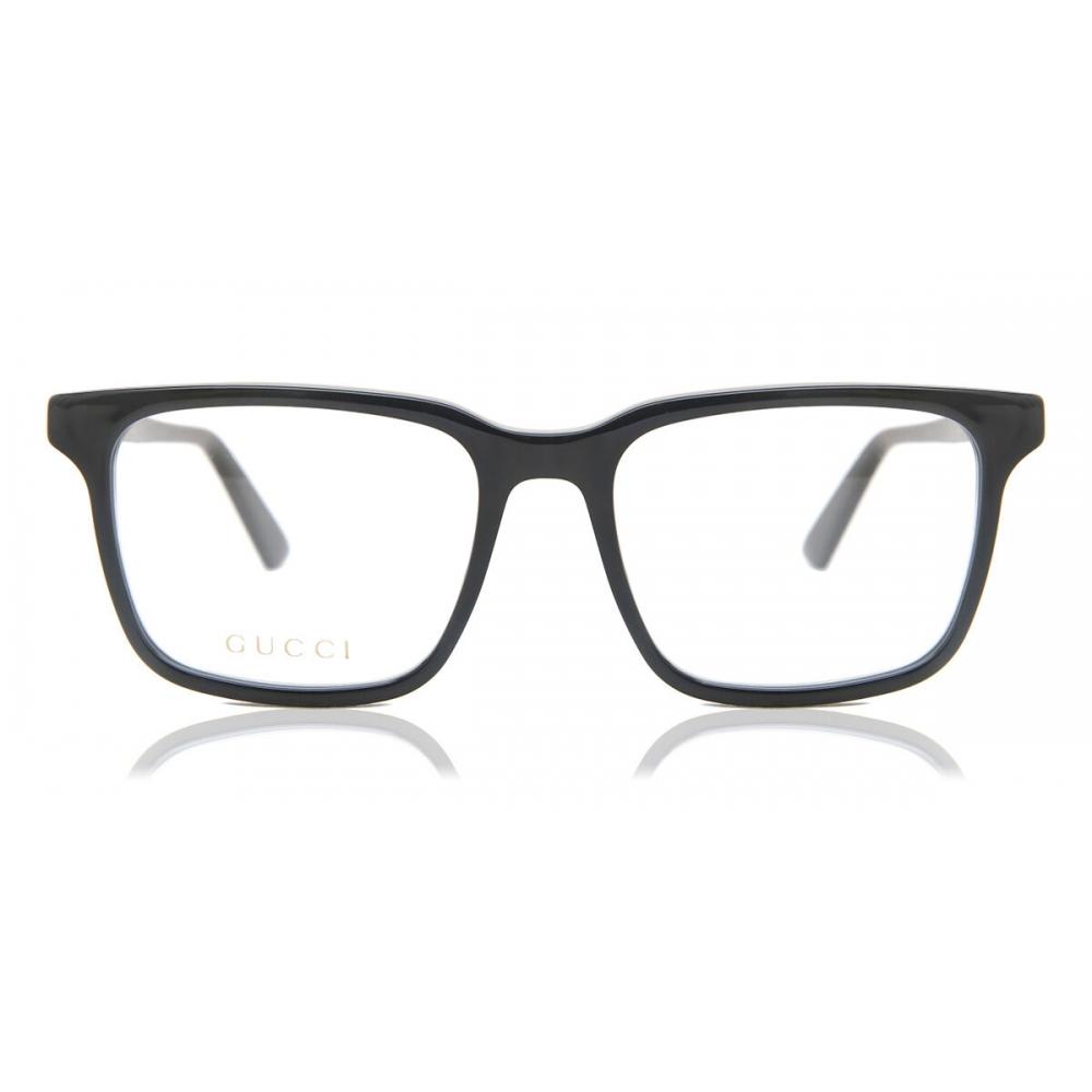 

Gucci Gg1120o 001 Men Eyeglasses Shiny Black/55