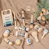 Children's Musical Wooden Rattle Toy Set for Early Education and Gift