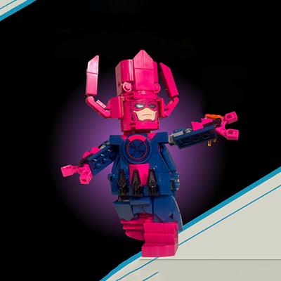 227 Stück Moc Superhelden Film Comic Modelle Galactus BrickFig Baubarer Bausteine Set DIY Kreative Montage Steine Spielzeug Geschenk