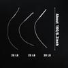MNFT 10Pcs High Strength Fly Fishing Line Loop Connector 20LB/30LB/50LB Nylon Braided Leader Loops For Fly Line