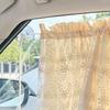 Car Shade Curtain Hanging Suction Cup Lace Small Daisy Multi-functional Sunscreen Heat Insulation Car Double Shade Curtain