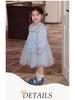 Autumn 2025 Girls' Princess Embroidered Dress with Bag – Fashionable Mesh Puffy Skirt