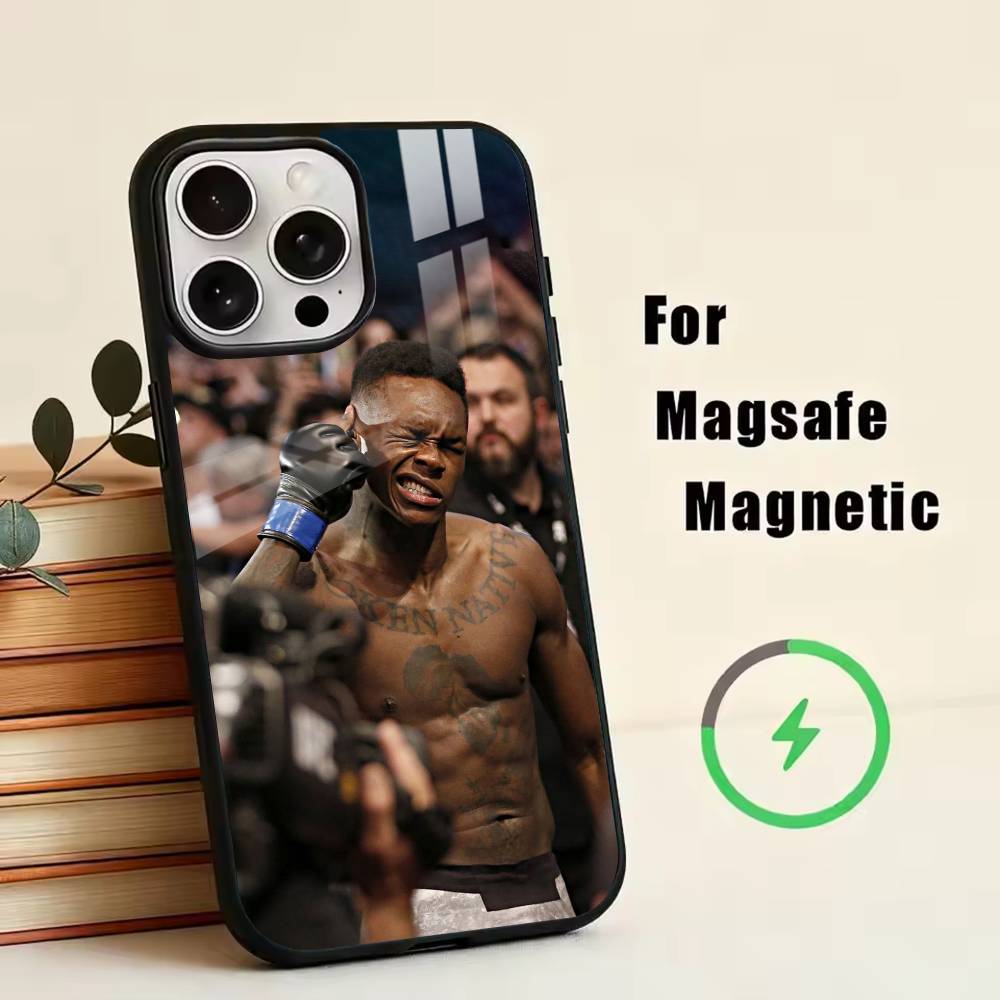 I-Israel Adesanya   Phone Case For iPhone17,16,15,14,13,12,11 Plus,Pro Magnetic with Magsafe Wireless Charging