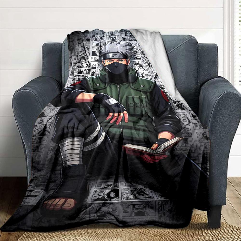 Naruto Blanket Comfortable Great for Bedding Picnics Bed for All Seasons Warmthful Decor Unique Gift for Family and Friends Camping