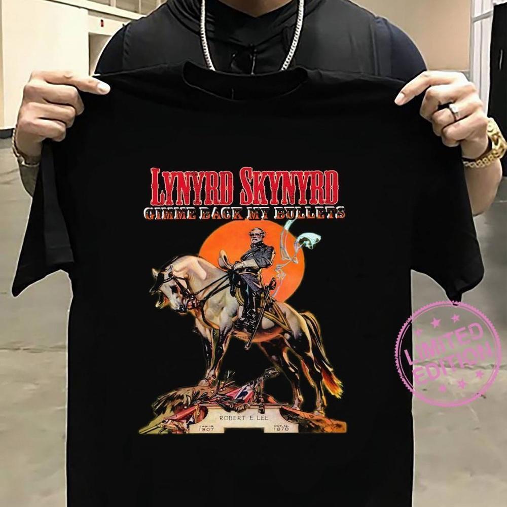 Lynyrd Skynyrd Gimme Back My Bullets Black T shirt Unisex T-Shirt XXXXL