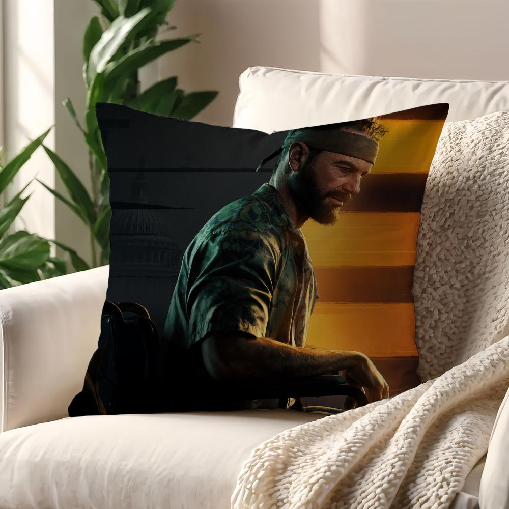 Game C-Call of D-Duty Black Ops 6 Cushion Cover Pillow Case Pillowcase Soft Skin Friendly & Comfortable with a Hidden Zipper