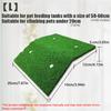 Turtle Basking Platform Turtle Habitat Simulation Lawn Ramp Turtle Dock Floating Island for Reptile Terrarium Aquarium Accessory