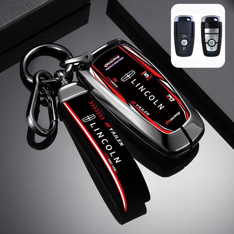 TPU Car Key Cover Case Bag for Lincoln Continental MKC MKZ MKX Navigator Z Nautilus Aviator Corsair 2017 2018 2019 2022 Keychain Q2