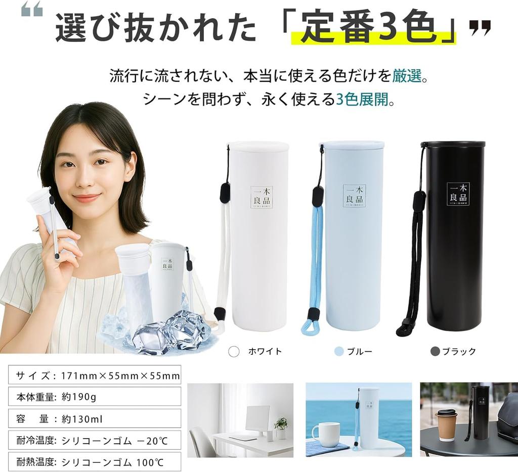 2025 Latest Heat Relief Stainless Steel Bottle Ice Reusable Ice Portable Ice Cool Cool Vacuum Lasts for Approximately 20 Neck Ice Pack for Kids and