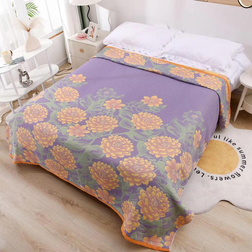 Six-Layer Gauze Adult Blanket, Air Conditioning Blanket, Summer Quilt, Towel Blanket, Gauze Cover Blanket