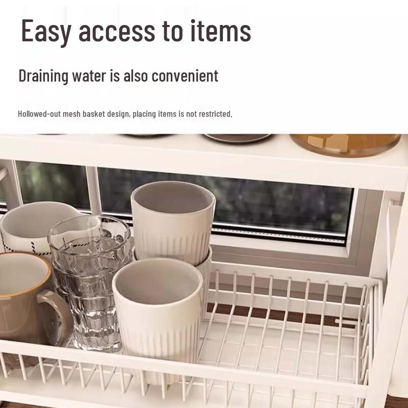 Adjustable 3-Tier Kitchen Spice Rack with Knife & Chopping Board Holder