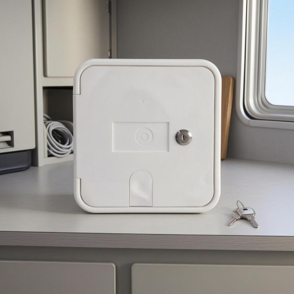 Cable Access Cover Sleek Design Power Cord Easy to Install for RV Owners