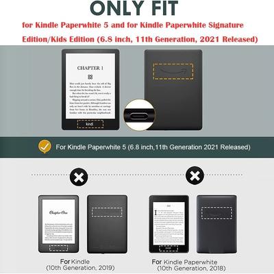 Auto Wake/Sleep e-Reader Case Split Design Detachable Magnetic Cover for Kindle Paperwhite 5 (11th Generation) 2025 6.8 Inch