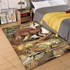 Multiple sizes Dinosaur walking in jungle Carpet for Living Room Bedroom Sofa Home Decor Rus Non-slip Floor Mat Luxury Gift