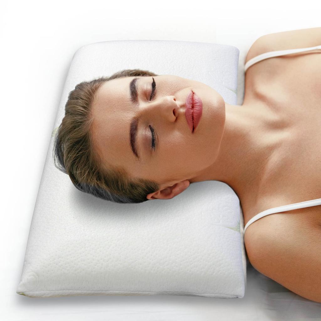 Poduszka Ortopedyczna Płaska Termoplastyczna Memory +Poszewka na Zamek