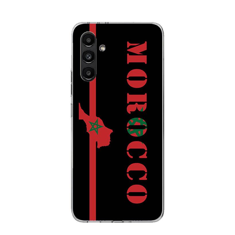 Morocco Flag Phone Case For Samsung Galaxy A16 A26 A36 A56 A15 A14 A13 A55 A54 A53 A35 A34 A33 A25 A24 A23 A05S A04S A03S