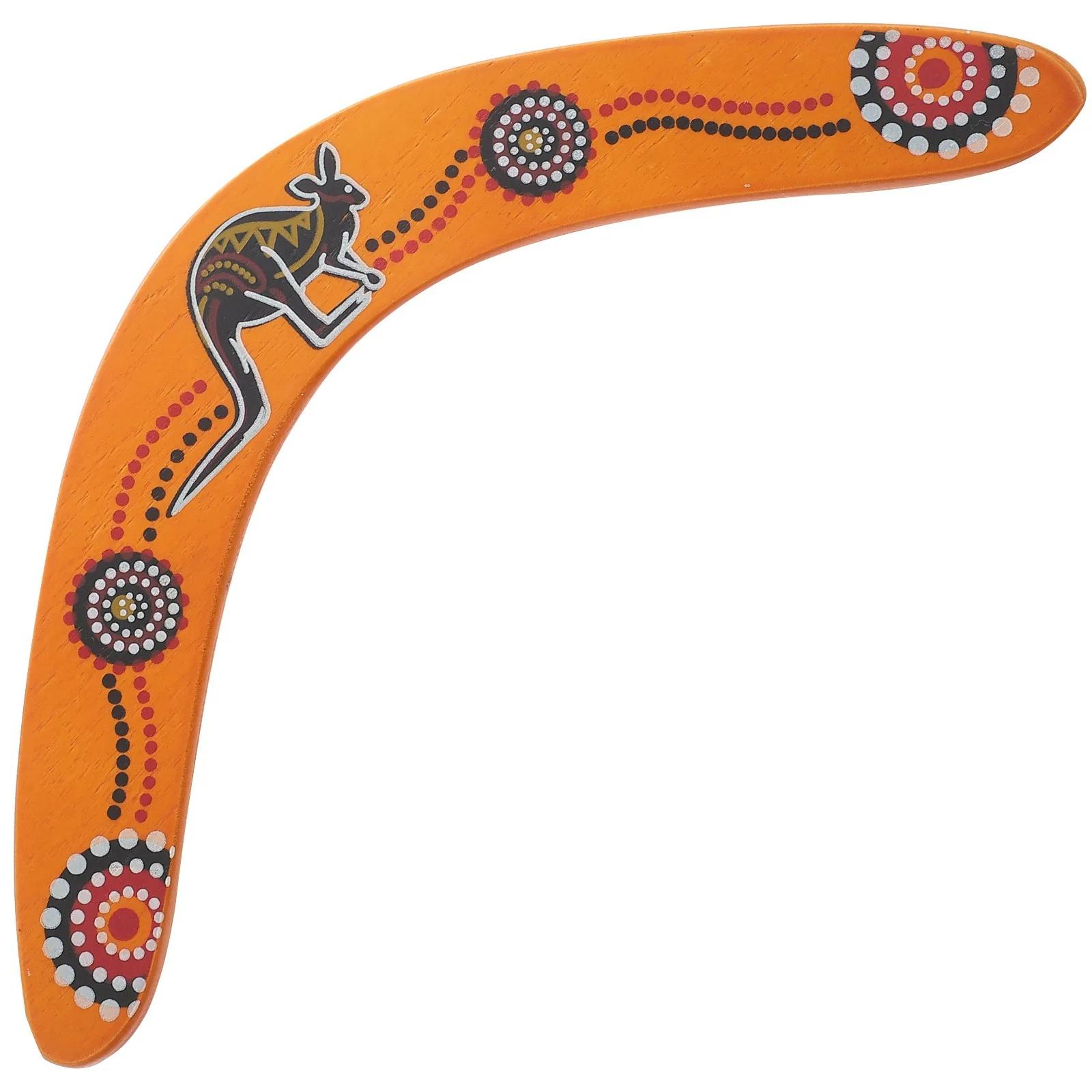 

Woodiness Kangaroo V Shaped Boomerang Plaything Flying Disc Throw Catch Outdoor Game Kids Toys Parent-Child Interactive Game Props