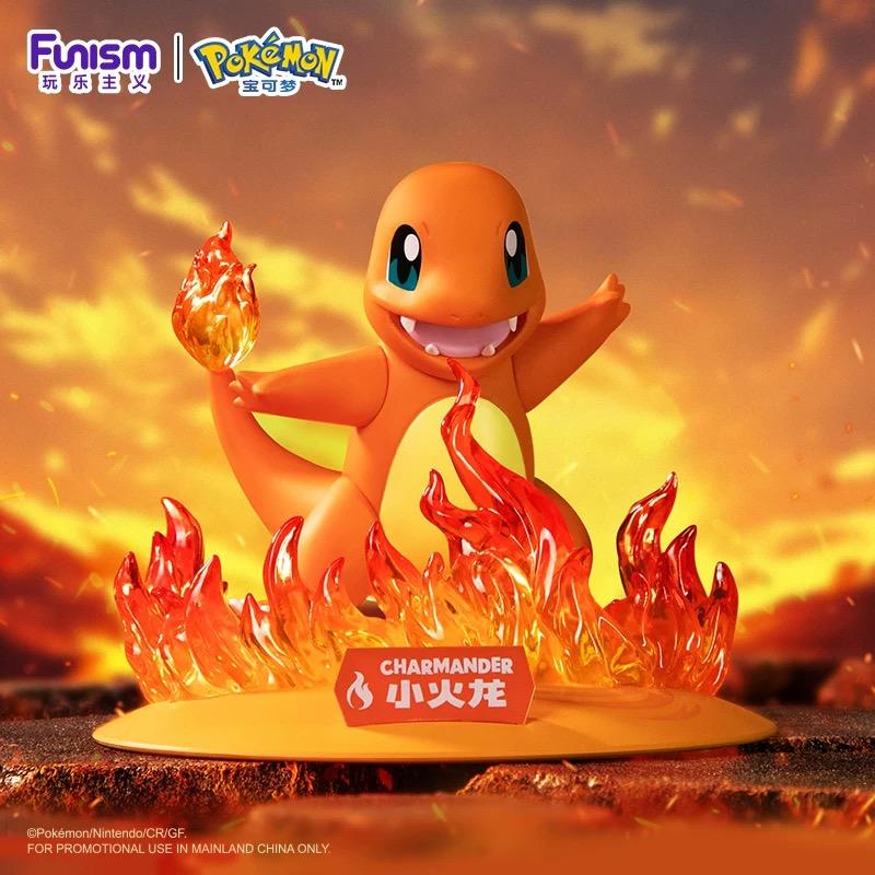 New   Charmander Bulbasaur Squirtle Genuine Anime Action Figures Collect Model Ornaments Kid's Toy Birthday Gift