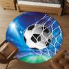 1pc soccer ball net Round Chair mat Area Rug - Non-Slip, Floor Mat for Office, Bedroom, and Indoor Decor c1125639