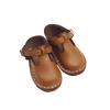1:6 Scale BJD Doll Shoes,  A Pair of Ankle-Strap Shoes, CowhideFlat Shoes for 12 inch  Blythe Doll Accessories