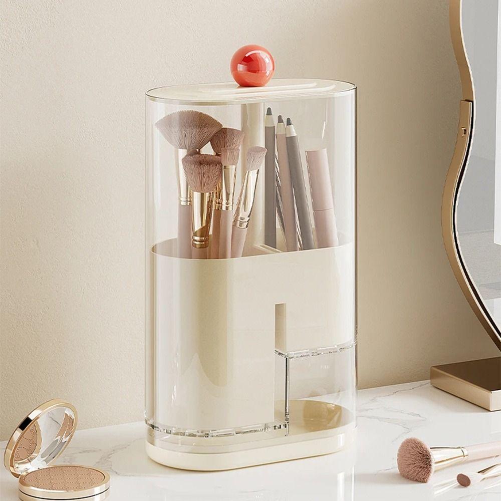 Household Automatic Lifting Holder Transparent Kitchen Storage Rack Chopstick Storage Box  Bathroom