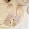Winter Thick Warm Long Socks Gradient Wool Socks Women Thermal Floor Sleeping Socks Gift Autumn