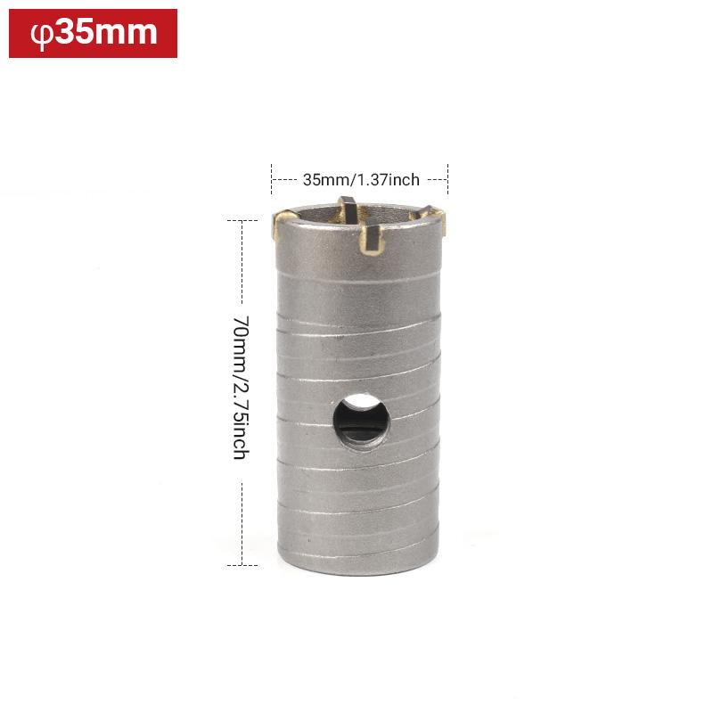 

Стенной открыватель отверстий Кондиционер Труба Ударный электрический молоток Дрель Дрель Инструмент для сверления кирпичной стены через стену Сухое сверление Расширение