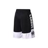 Li Ning Sports Basketball Series Logo Color Block Short Sleeve T-Shirt Training Basketball Shorts Casual Sports Set AHSS965-1+AAPR359-1