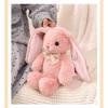 Plush Pink Rabbit Toy Stuffed Doll Cute Bunny Toys Kids Gifts Home Decoration
