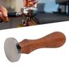Kaffee Tamper 30mm Edelstahl Kaffeepulver Presswerkzeug mit Holzgriff für Café Zuhause