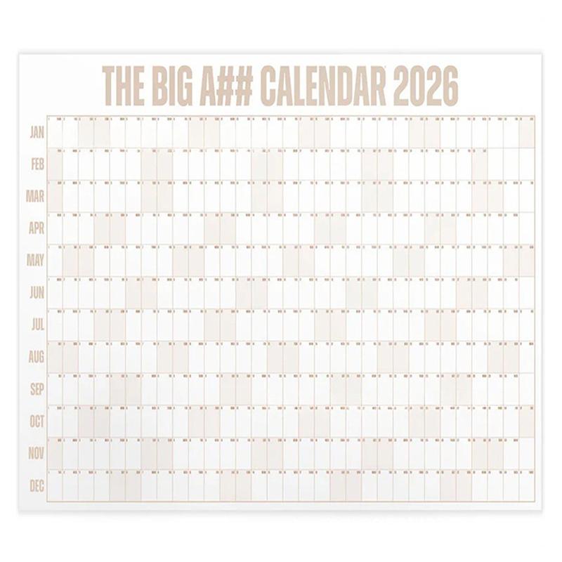 

Large 2026 Calendar Planner Sheet Schedule Sticker Planner Target 365 Days Planner Sheet To Do List Planner Office Supplies хаки
